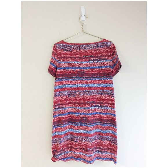 Tory Burch Cotton Knit PRINT T-Shirt Dress - Picture 5 of 8